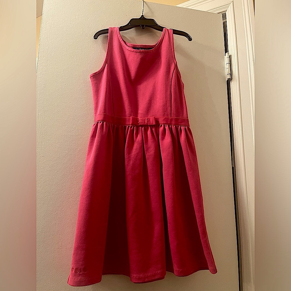 Polo Ralph Lauren pink dress sleeveless size 8-10 girls